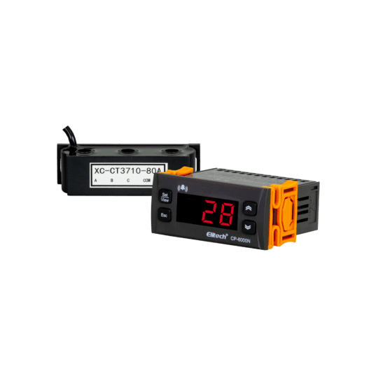 Protetor de corrente trifásico multifuncional com transformador de 80A Mod. CP-6000 Elitech Brasil
