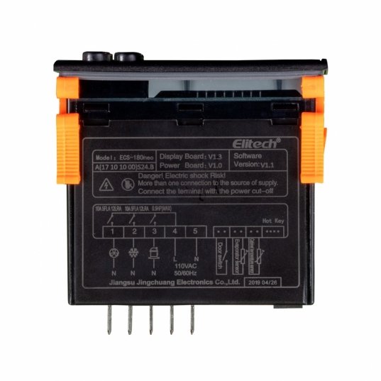 Controlador digital de temperatura para congelados 3 saídas (17.10.10.00) Mod. ECS-180NEO Elitech Brasil Controlador digital de temperatura para congelados 3 saídas (17.10.10.00) Mod. ECS-180NEO Elitech Brasil