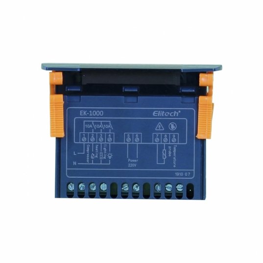 Controlador digital temperatura EK-1000 parte de cima Controlador digital temperatura EK-1000 parte de cima