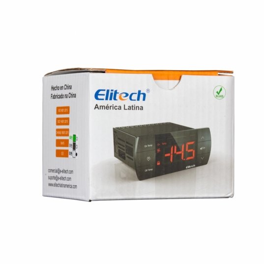 Controlador digital de temperatura para resfriados - branco Mod. EK-3010 Elitech Brasil