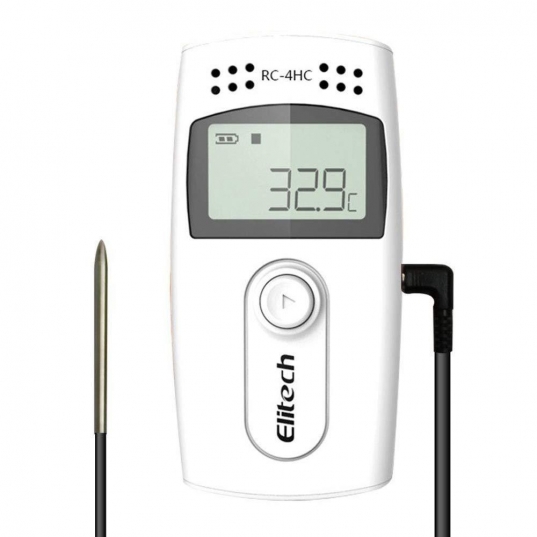 Datalogger RC-4HC Frontal com sensor Datalogger RC-4HC Frontal com sensor