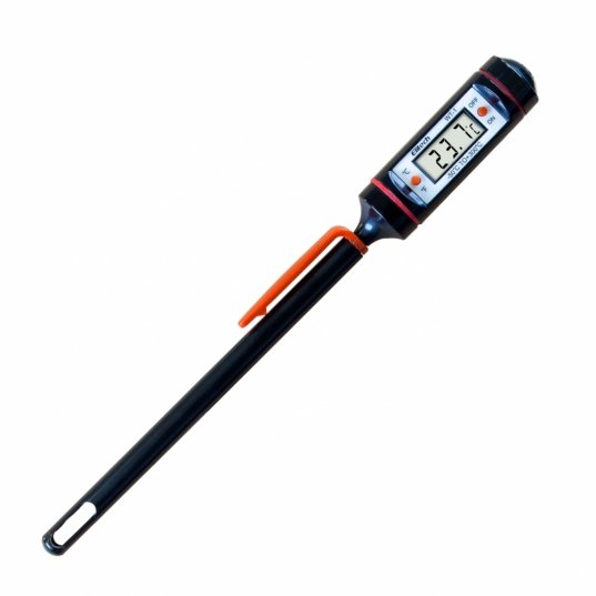 Termômetro digital portátil tipo espeto de aço inox a prova d´agua, tela LCD (-50 a 300°C) Mod. WT-1B Elitech Brasil