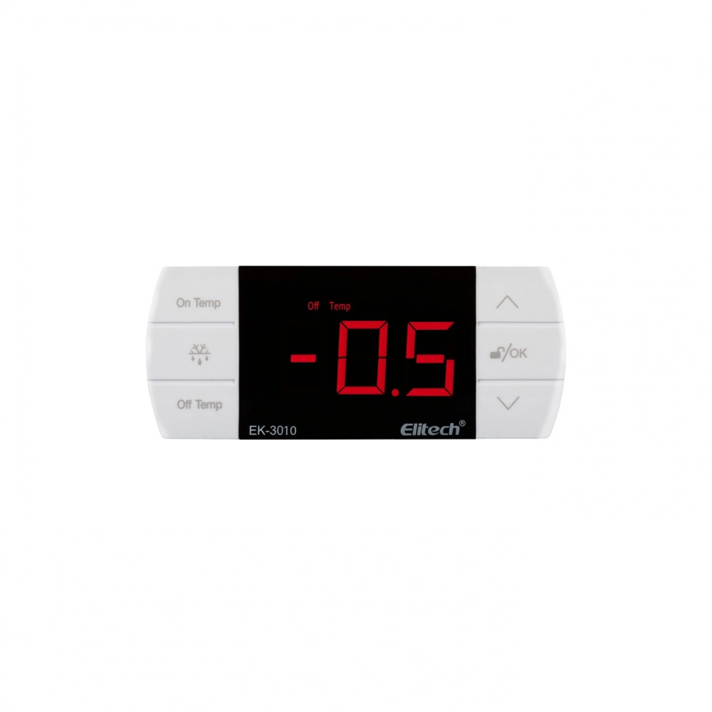 Controlador Termostato Digital De Temperatura Refrigeração Ou Aquecimento Branco 220V EK-3010 