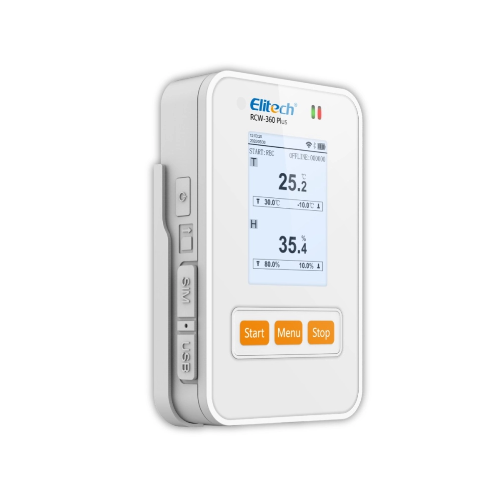 Datalogger WIFI Temperatura E Umidade Sensor Interno E Monitoramento Online RCW-360PW TH