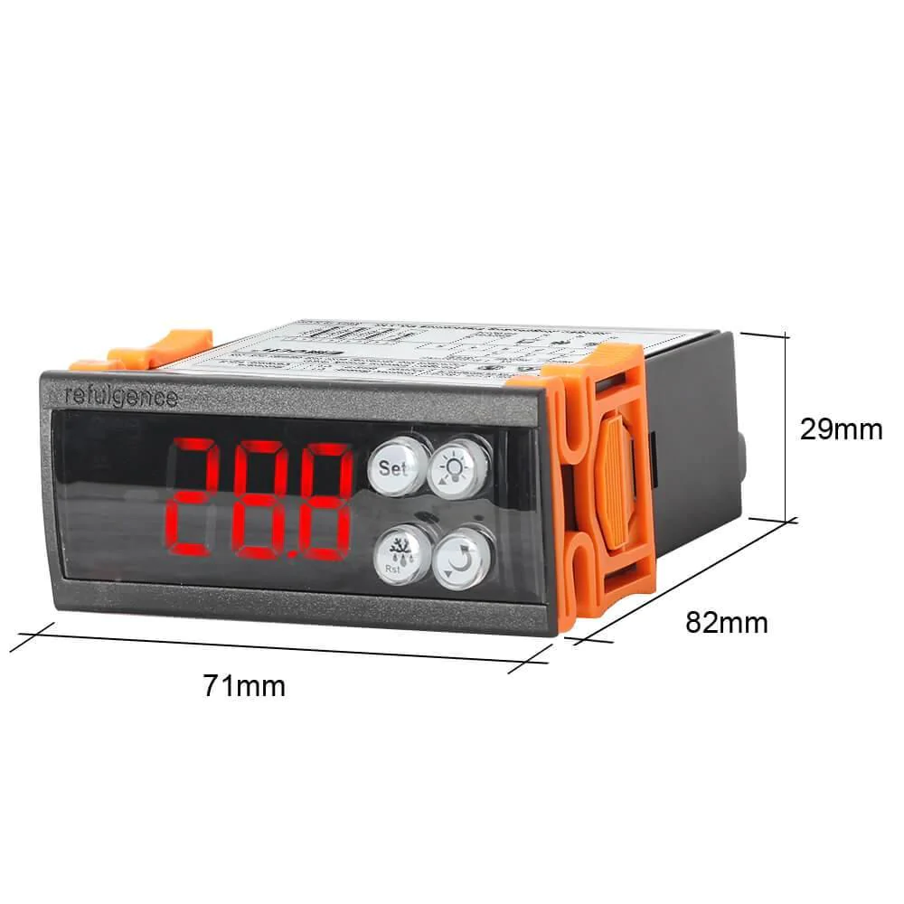 ECS-180NEO CONTROLADOR DIGITAL TEMPERATURA PARA CONGELADOS 3 SAIDAS 110V 