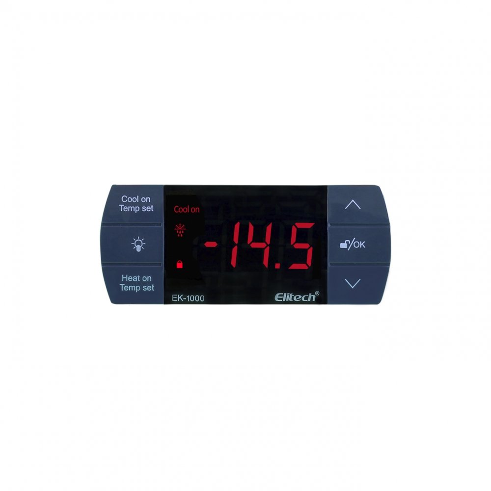 EK-1000 Controlador Digital Temperatura C/3 Saídas (refrigeração Aquecimento E Iluminação) 1 Sensor 2M 220V 