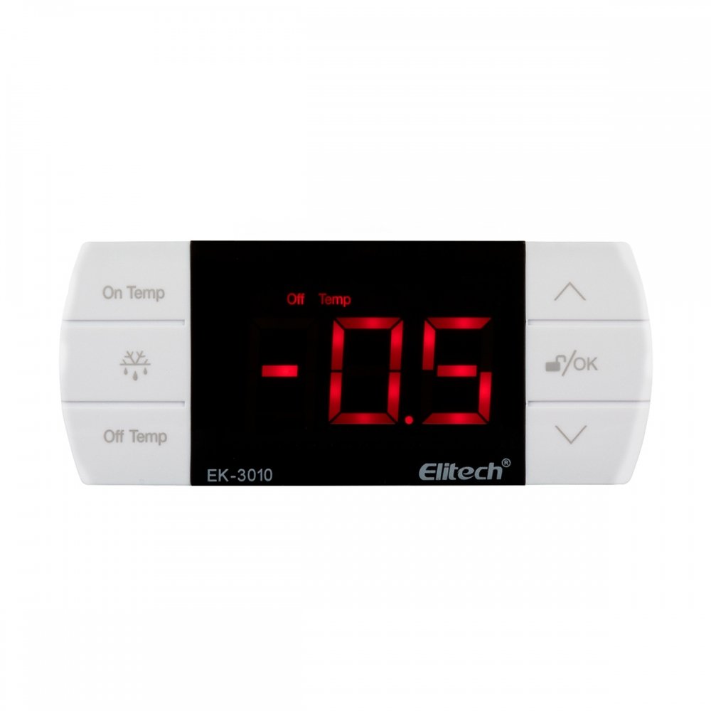 Controlador Digital Para Refrigeração Ou Aquecimento Branco 110V EK-3010 