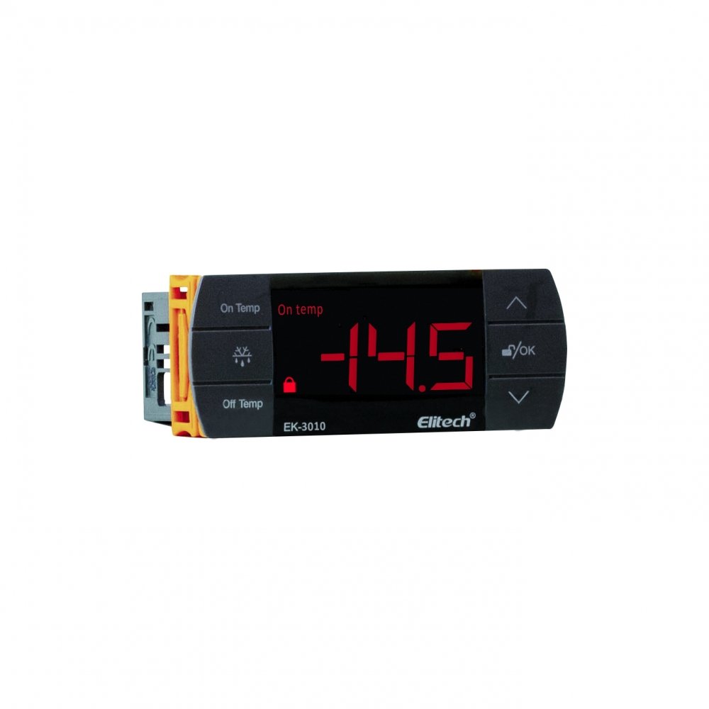 EK-3010 Controlador Digital Temperatura Para Refrigeração Ou Aquecimento - Cinza 220V 