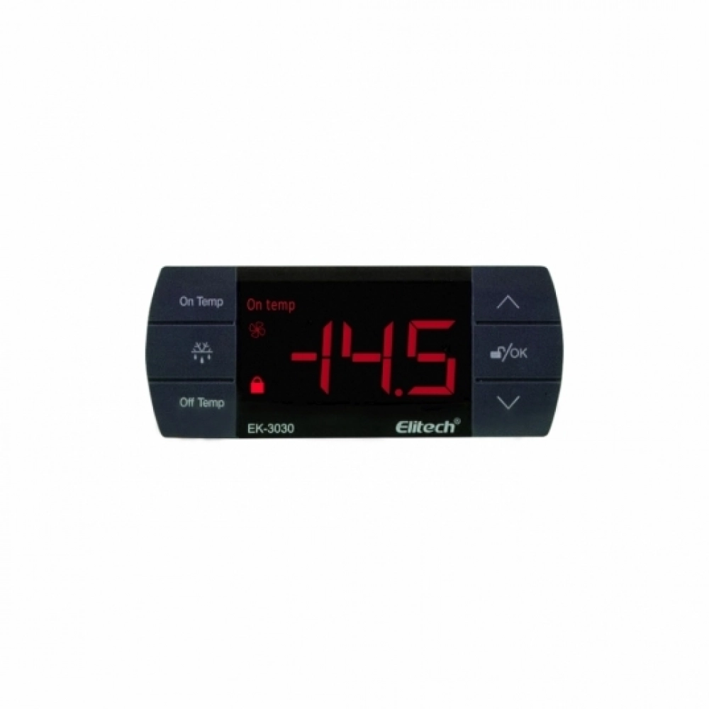 EK-3030 Controlador Digital Temperatura Para Congelados Com Degelo Forçado - Cinza 110V 