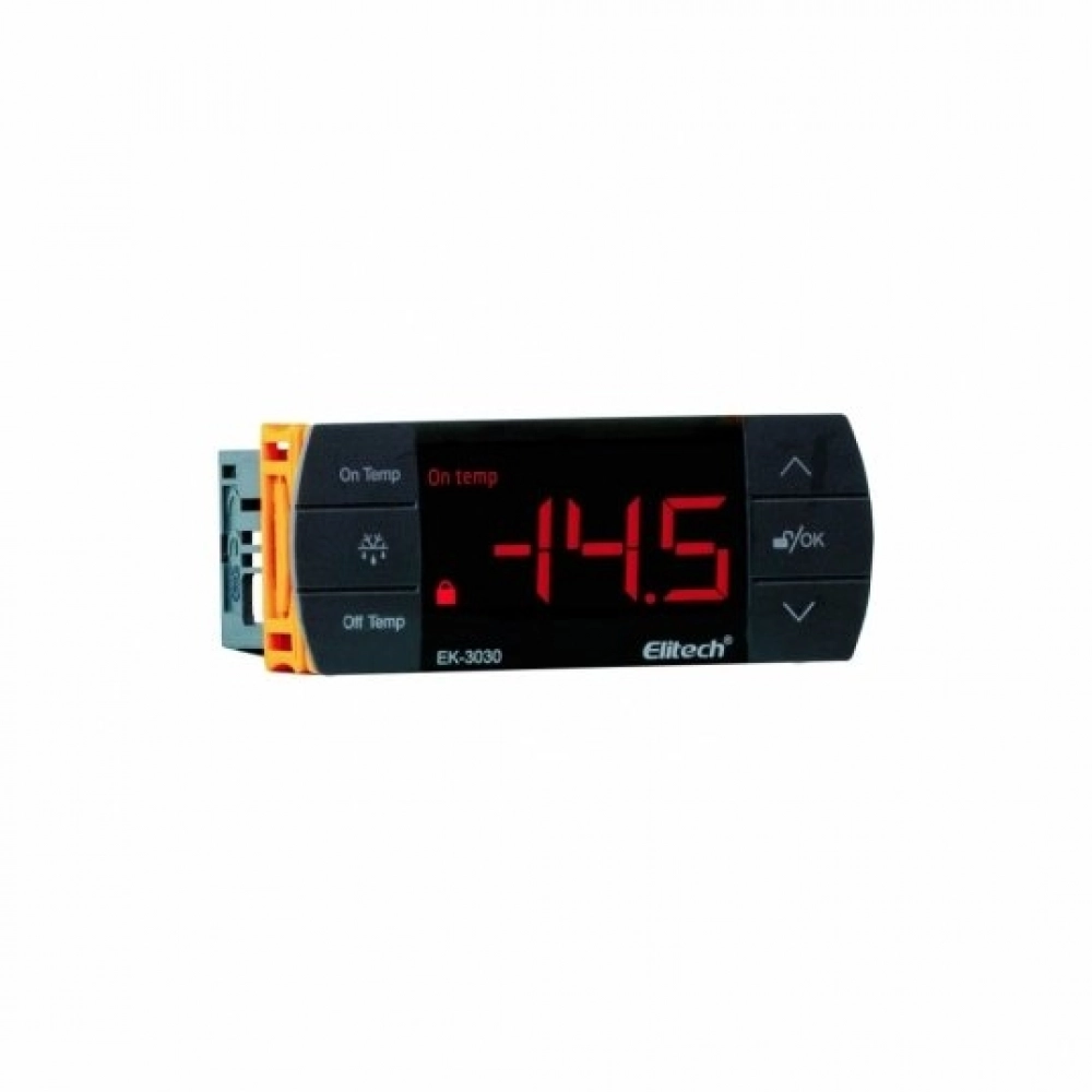 EK-3030 Controlador Digital Temperatura Para Congelados Com Degelo Forçado - Cinza 220V 