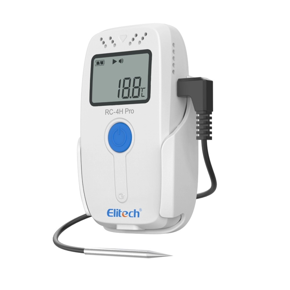 Datalogger De Temperatura E Umidade Sensor Externo E Interno PDF Automático RC-4H Pro