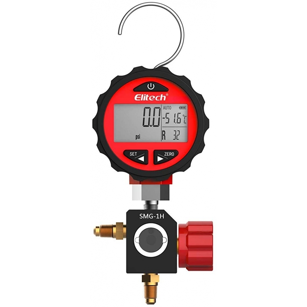 Manifold Digital 1 Via De Alta 800 PSI Com Visor De Líquido SMG-1H 